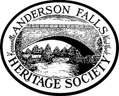 Logo for the Anderson Falls Heritage Society and Museum