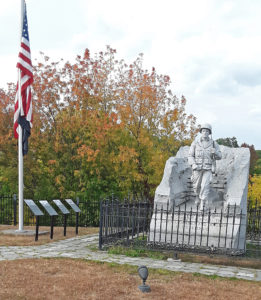 Keeseville Veterans Memorial, northwest corner of Front and Main Streets intersection