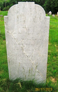 Matthew Adgate tombstone, Ausable Chasm Cemetery