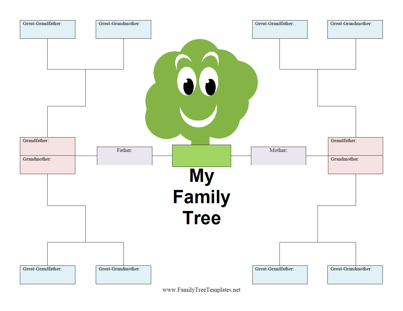 Family tree template